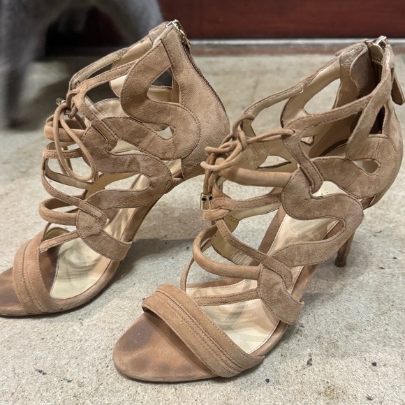 Alexandre Birman Suede Caged Cutout Heel - Picture 6 of 7